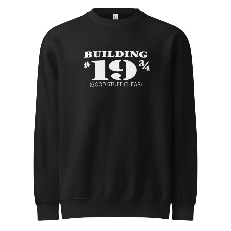 boston building 19 crewneck sweatshirt front